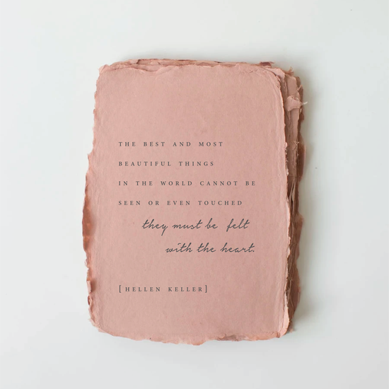Deckled Edge Quote Cards, Motivation, Love, Birthday Cards, Set of 4