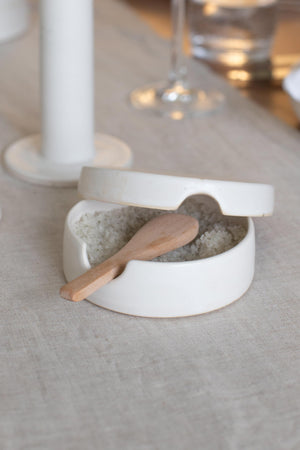 Kinship Collection Salt Cellar with Spoon