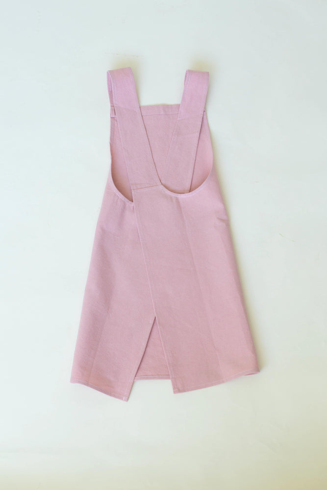 Kids Cross Back Linen Apron