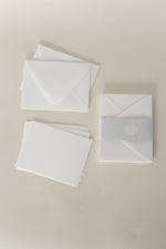 Deckled Edge Note Cards, Classic Thank You Cards, Custom Notecards, Note Cards, Invitations