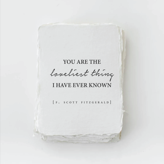 Deckled Edge Quote Cards, Motivation, Love, Birthday Cards, Set of 4