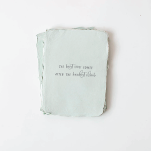 Deckled Edge Quote Cards, Motivation, Love, Birthday Cards, Set of 4